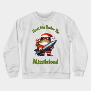 Meet Me Under The Missile Toad Illustration Crewneck Sweatshirt